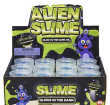 Load image into Gallery viewer, Alien Glow In The Dark Slime - Glo Slime is Super Cool Fun! Makes a great gift!
