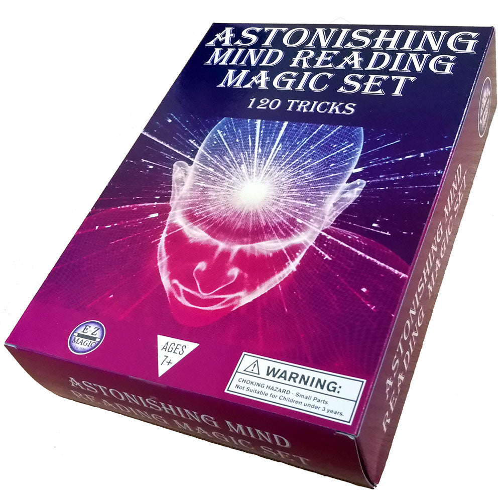 Astonishing Mind Reading Magic Set - 120 Tricks Magic Kit - Great gift!