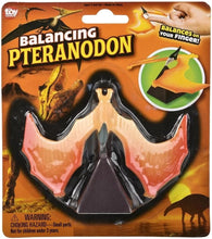 Load image into Gallery viewer, Balancing Pteranodon - 5&quot; Toy - Balance on Your Finger or the Stand!
