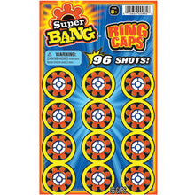 Load image into Gallery viewer, Bang Caps - Super Bang Ring Caps 96 Count For Bang Guns and Other Bang Pranks and Toys!
