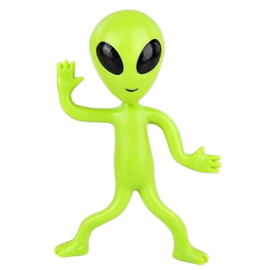 Aliens - Bendable - 4 Inch Poseable Green Alien Fun! – Long Super