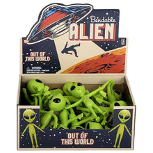 Load image into Gallery viewer, Aliens - Bendable - 4 Inch Poseable Green Alien Fun!
