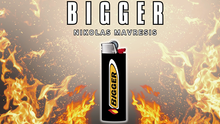 Load image into Gallery viewer, Bigger (Gimmicks and Online Instructions) by Nikolas Mavresis - Hot Lighter Magic!
