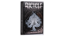 Load image into Gallery viewer, Bicycle Dragon Black Playing Cards by US Playing Card Company

