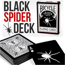 Load image into Gallery viewer, Black Spider Deck in Bicycle Card Stock - Black Spider Bicycle Playing Cards
