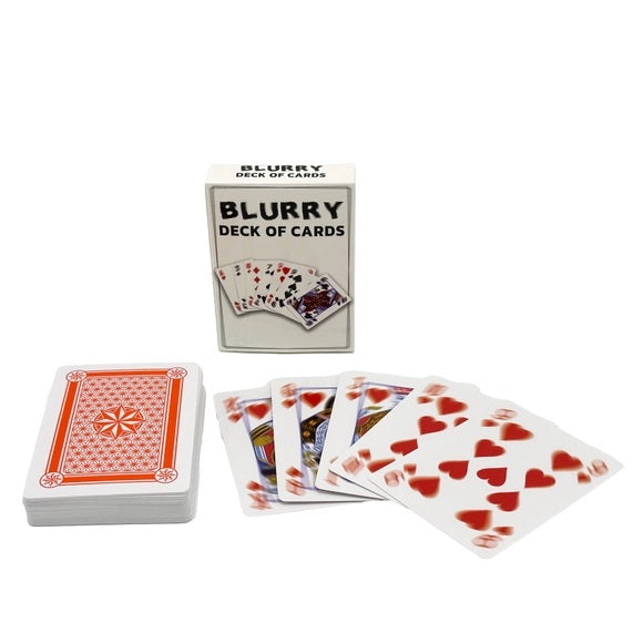 Blurry Deck of Playing Cards - Let the Fun Begin!