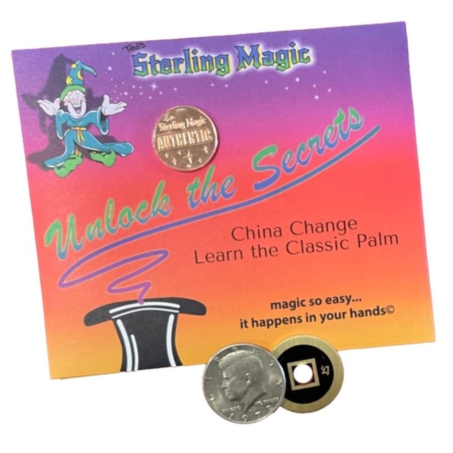 China Change - by Ted's Sterling Magic - Super Easy To Do Coin Transposition!