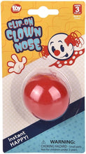 Load image into Gallery viewer, Clip-On Clown Nose - Use It For Dress Up - Halloween - Cosplay
