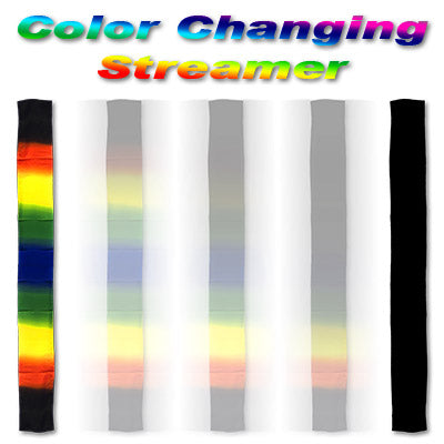 Color Changing Streamer - A Black Streamer Changes Colors - Great M.C. Bit!