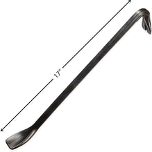 Load image into Gallery viewer, Rusty Crowbar - 17" (1 Count) - Black Realistic Costume Prop - Perfect for Cosplay and Halloween Accessories

