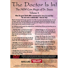 Load image into Gallery viewer, Doctor is In, The  - Volume 4 - The New Coin Magic of Dr. Sawa Digital Download
