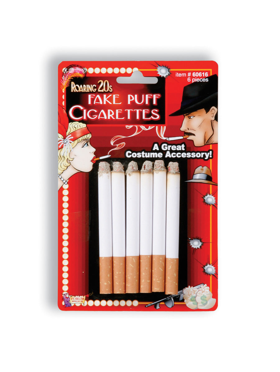 Fake Cigarettes Six Pack - Halloween, Theatrical or Magical Prop