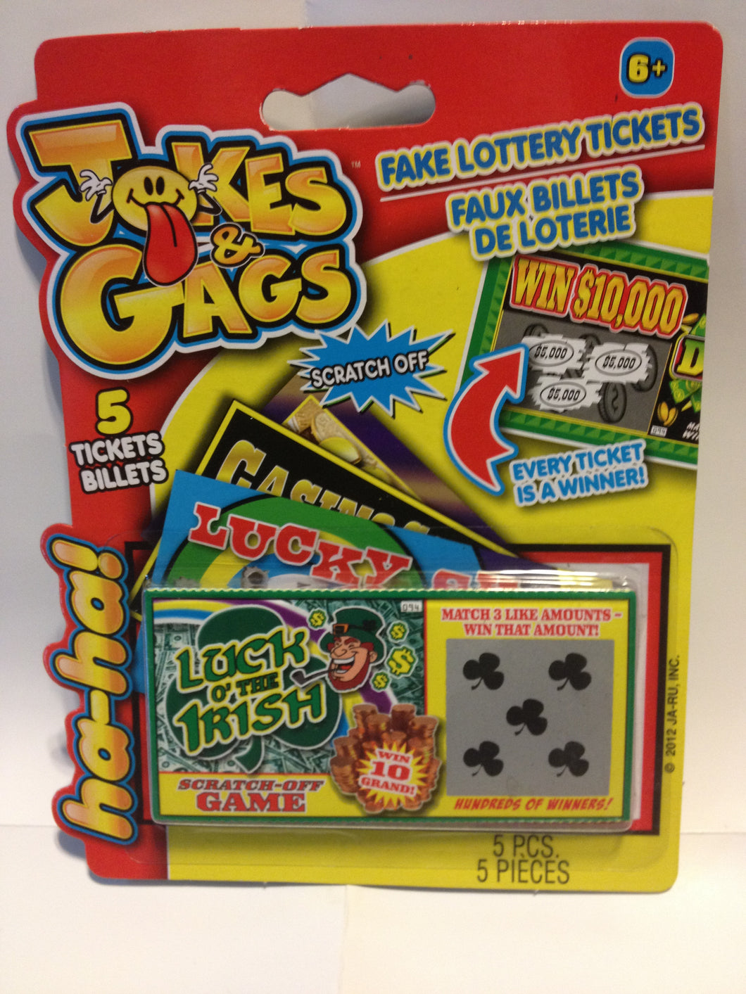 Fake Lottery Tickets - Jokes,Gags,Pranks - Fake Lotto Tickets - Scratch and Win!