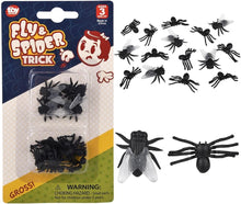 Load image into Gallery viewer, Fly and Spider Gag - Jokes, Gags and Pranks - Flies &amp; Spiders Are Reusable! - Scare Your Friends
