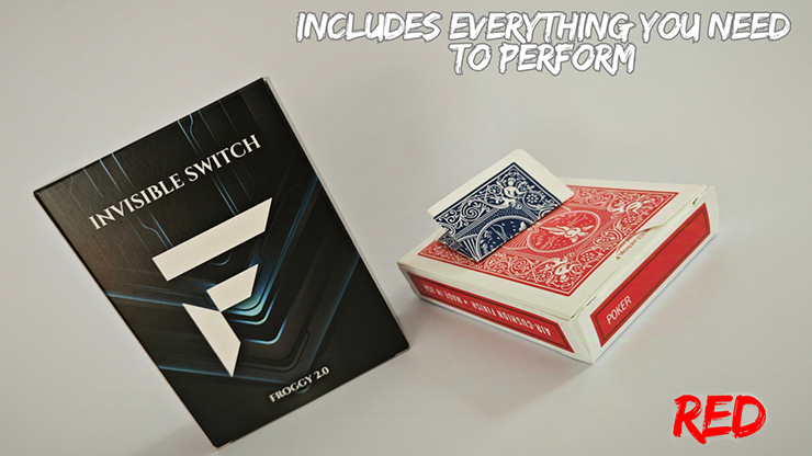 FROGGY 2.0 (RED) by Erick White - Invisible Switch!