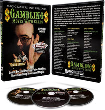 Load image into Gallery viewer, Gambling Moves With Cards - 3 DVD Set Featuring Simon Lovell!
