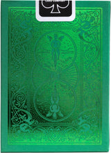 Load image into Gallery viewer, Bicycle Metalluxe Green Playing Cards by US Playing Card Company
