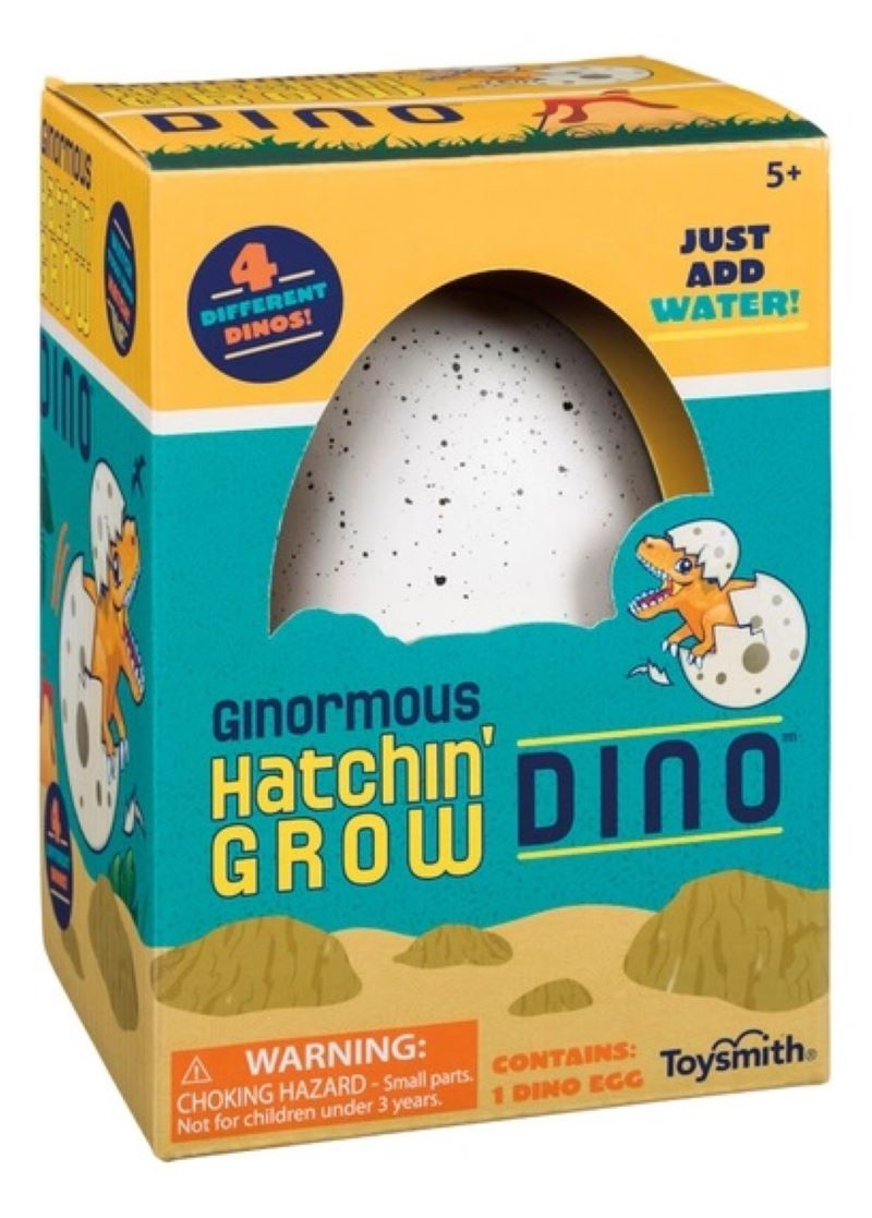 Ginormous Hatchin Grow Dino (Colors Vary) - Egg Hatches Into a Dino!