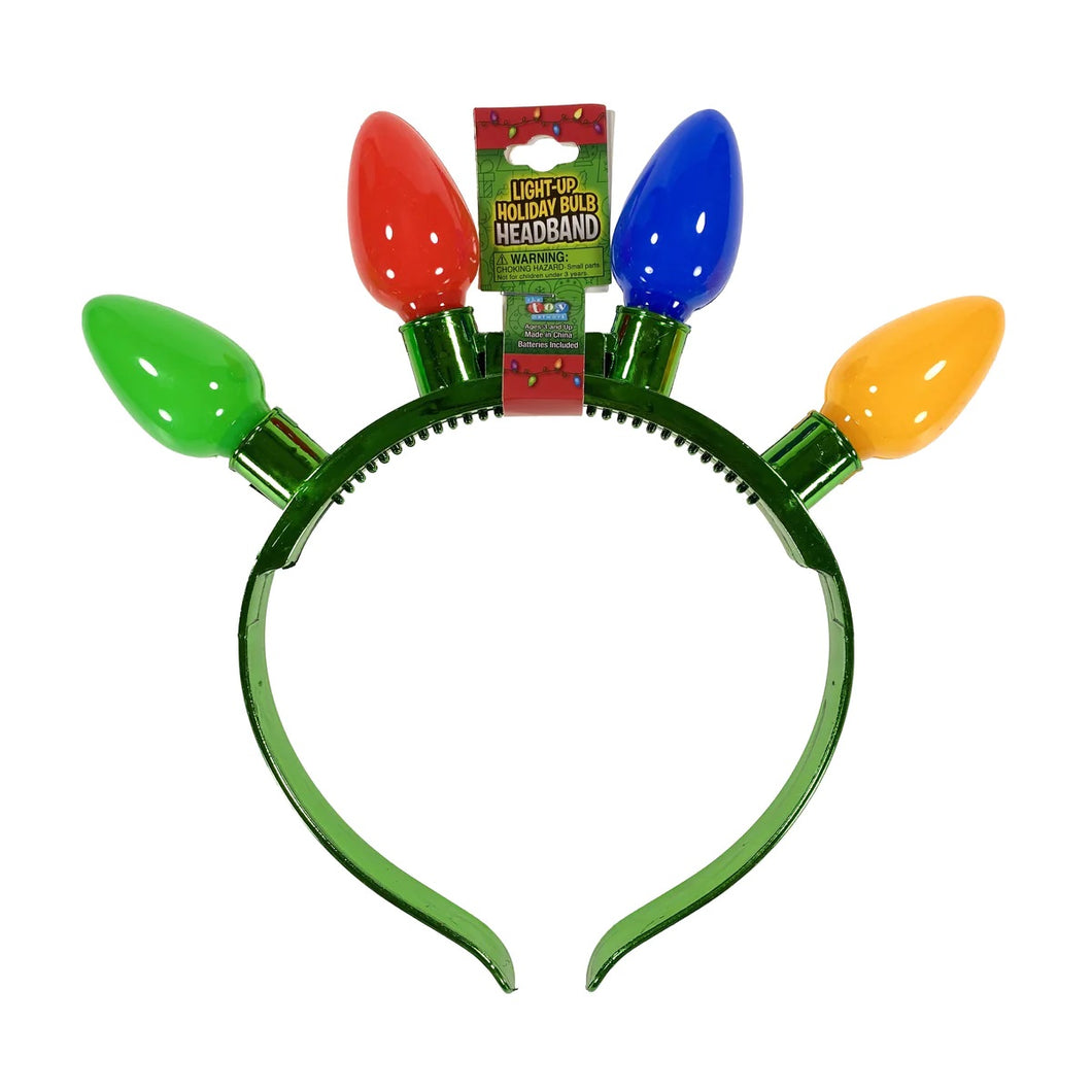 Light-Up Christmas Head Band - Light Up In Style!
