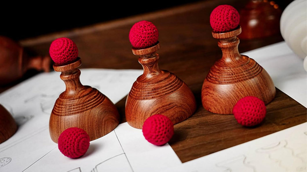 Indian Cups and Balls by TCC - Wooden Indian Design - Superb Craftmanship!