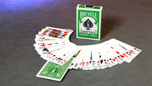 Load image into Gallery viewer, Invisible Card Deck in Bicycle with Green Backs! I- Classic Magic That's Easy to Do
