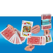 Load image into Gallery viewer, Jumbo Mirage Deck - Jumbo Bicycle Magic Trick Card Deck - Easy To Do!
