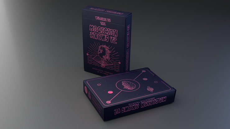 Magician Knows V2 (Black and White) Playing Cards by 808 Magic and Alan Wong