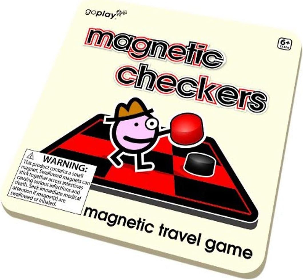 Magnetic Checkers Travel Game - Great Table or Travel Game for Hours of Fun!