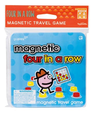 Load image into Gallery viewer, Magnetic Four in a Row Travel Game - Great Table or Travel Game for Hours of Fun!
