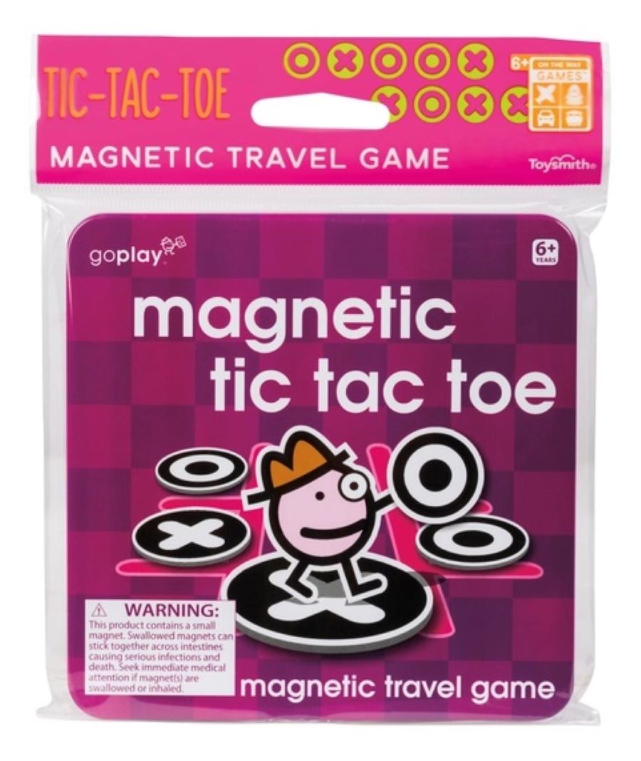 Magnetic Tic Tac Toe Travel Game - Great Table or Travel Game for Hours of Fun!