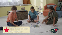 Load image into Gallery viewer, Neato! Classics 160 Marbles In A Tin Box by Toysmith - Retro Nostalgia Glass Shooter, Marble Games Are Timeless Play For Kids - Boys &amp; Girls
