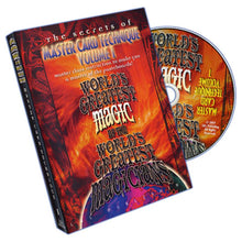 Load image into Gallery viewer, Master Card Technique Volume 1:  World&#39;s Greatest Magic by the World&#39;s Greatest Magicians - DVD
