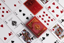 Load image into Gallery viewer, Bicycle Metalluxe Red Playing Cards by US Playing Card Company
