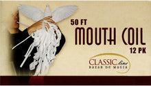 Load image into Gallery viewer, Mouth Coil (12 coils) 50 ft. each by Bazar de Magia - Produce a Coil of Tissue Paper From Your Mouth!!
