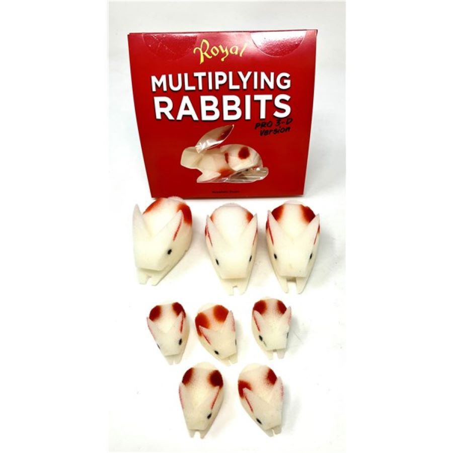 Multiplying Rabbits in 3D - Large Sponge Rabbits Appear, Disappear and Multiply! by Royal Magic