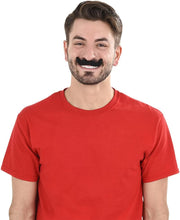 Load image into Gallery viewer, Mustache Party - 12 Fake Moustaches - Perfect for Cosplay, dress up, Halloween, etc.
