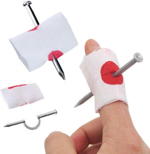 Load image into Gallery viewer, Nail Through Finger - Jokes, Gags, Pranks - Nail Thru Finger - Bloody Finger

