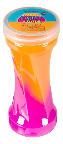 Neon Twist Slime - Plastic Slime Jar for Hours of Fun!