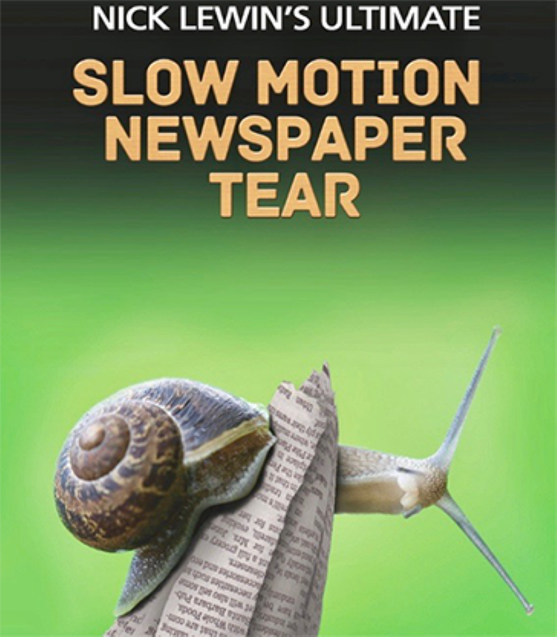 Nick Lewin's Ultimate Slow Motion Newspaper Tear - Digital Download!