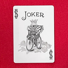 Load image into Gallery viewer, One Way Forcing Deck - Jokers Force - Bicycle Poker Size Red or Blue Playing Cards
