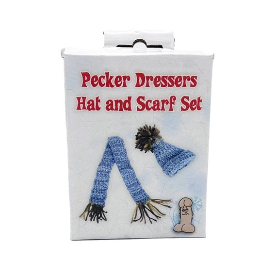 Pecker Hat and Scarf Set For Your Peter! - Great Gag Gift - Stocking Stuffer