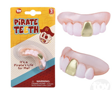 Load image into Gallery viewer, Pirate Teeth - Fake Pirate Teeth - Accessorize Your Pirate Costumes!
