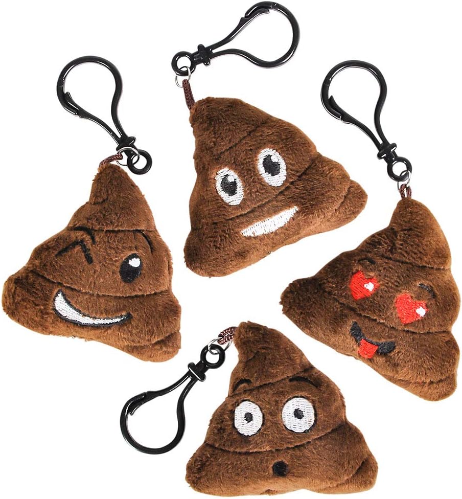 Poop Plush Keychains! - 2 Different Styles Per Order!