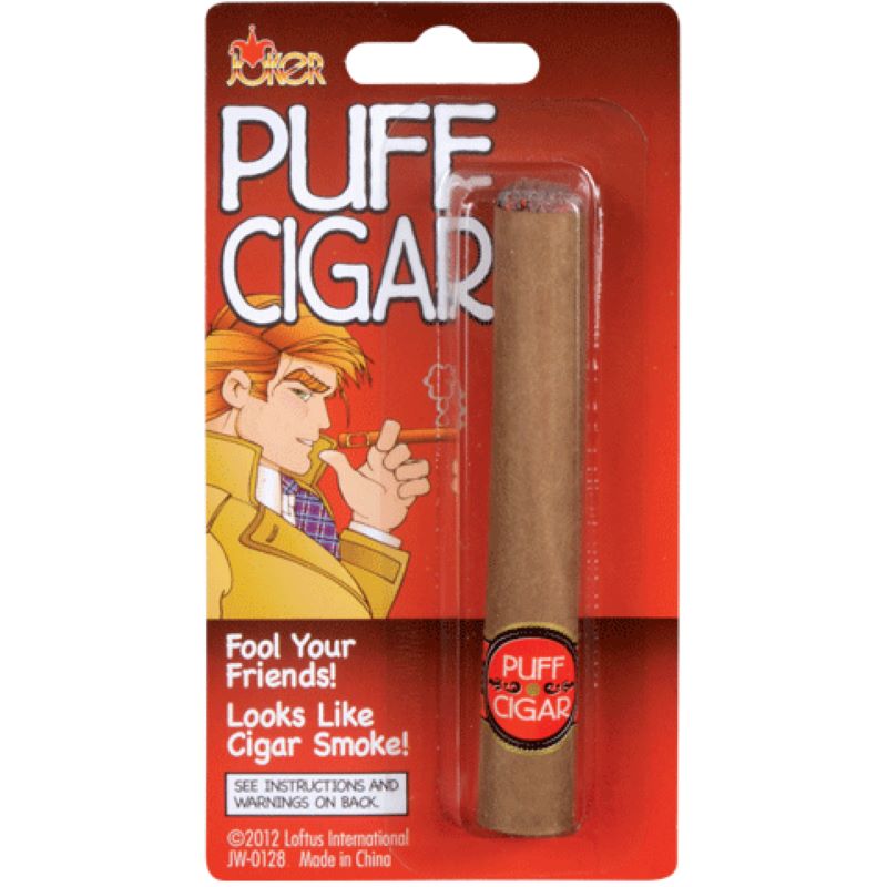 Fake Puff Cigar - Jokes, Gags, Pranks - Halloween, Theatrical or Magical Prop
