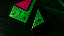 Load image into Gallery viewer, Reverse Green Bicycle Playing Cards
