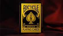 Load image into Gallery viewer, Reverse Yellow Bicycle Playing Cards
