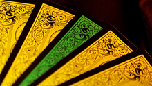 Load image into Gallery viewer, Reverse Yellow Bicycle Playing Cards
