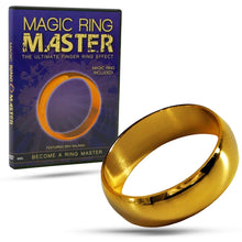 Load image into Gallery viewer, Magic Ring Master Magic DVD - Special Ring Included! - Ring Through Finger
