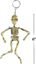 Load image into Gallery viewer, 6&quot; Skeleton Keychain - Includes Two Skeleton Keychains!
