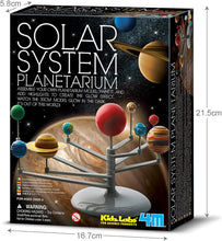 Load image into Gallery viewer, 4M KidzLabs /Solar System Planetarium Model - Paint, Create, Display and Explore!
